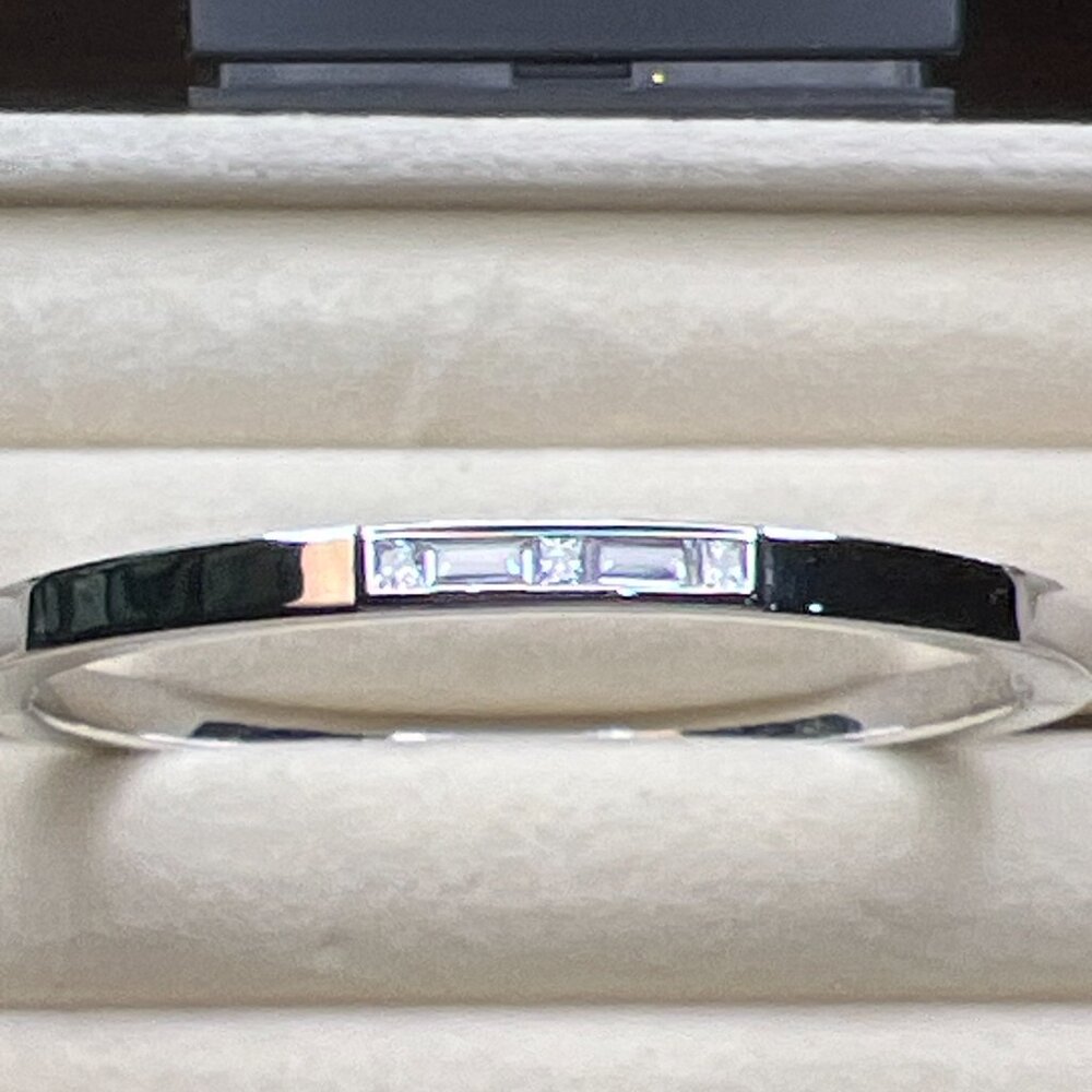 Danori CZ Channel Set, Silver Plated, Hinged Bracelet - NWOT - Picture 10 of 10